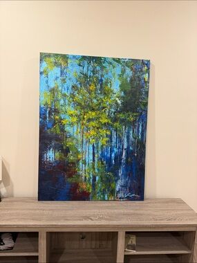 Original art canvas 3’x4’